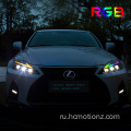 HCMotionz 2006-2012 Lexus-250 350 F RGB светодиодные фары